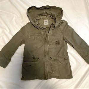 Zara Trafaluc Military Green Jacket
